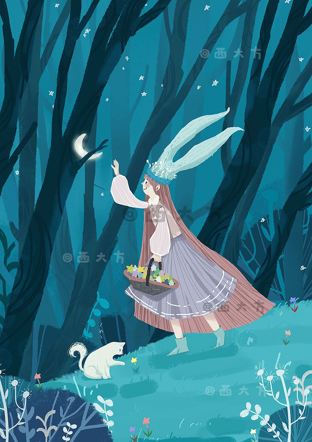 儿童插画 | 图书配图内插（图ZNDA0NTE2MjM2） - 商业插画 - 站酷设计师西大方原创素材 - 站酷ZCOOL