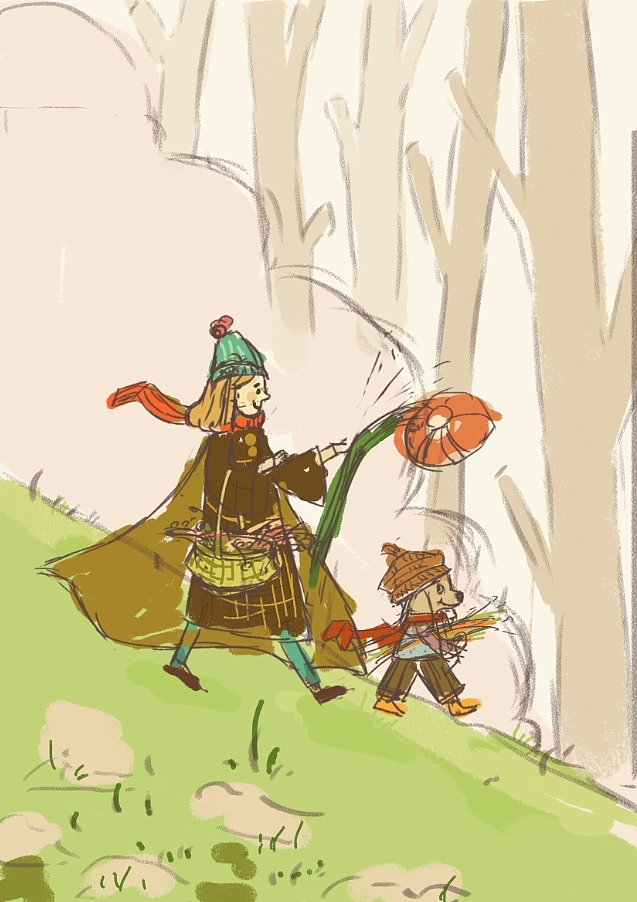 儿童插画 | 图书配图内插（图ZNDA0NTE2MjY0） - 商业插画 - 站酷设计师西大方原创素材 - 站酷ZCOOL