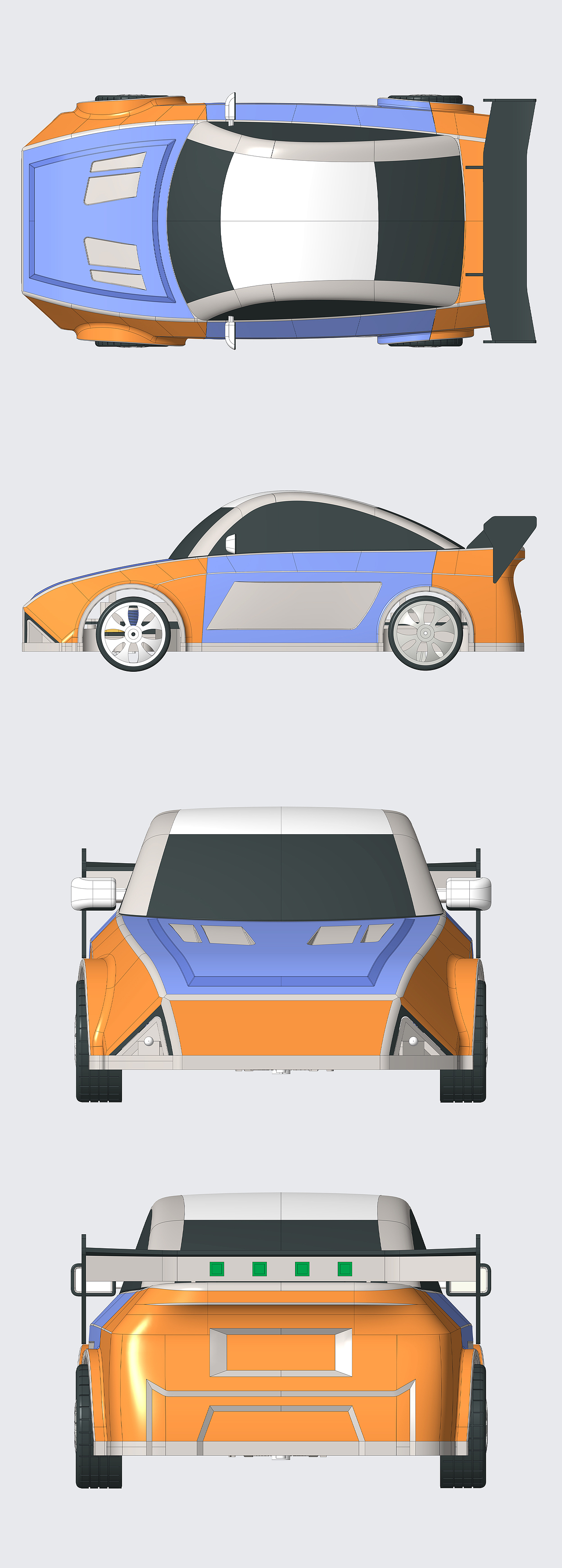 儿童玩具遥控车 | 产品建模 | 结构设计（图ZNDA0NTE5NTYw） - 玩具 - 站酷设计师XINC新城原创素材 - 站酷ZCOOL