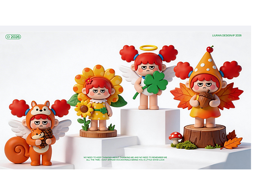 原創(chuàng)IP設(shè)計｜四葉草小天使ip：Olali（個人主頁-ZNzMzNTI1MzI=） - IP形象 - 站酷設(shè)計師柳燃原創(chuàng)素材 - 站酷ZCOOL