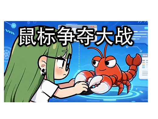 《小龙虾 AI抢我鼠标帮我干活》