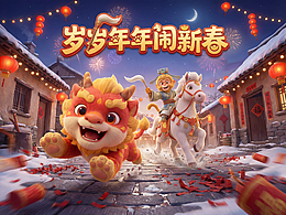 《岁岁年年闹新春》丨AI新春贺岁片