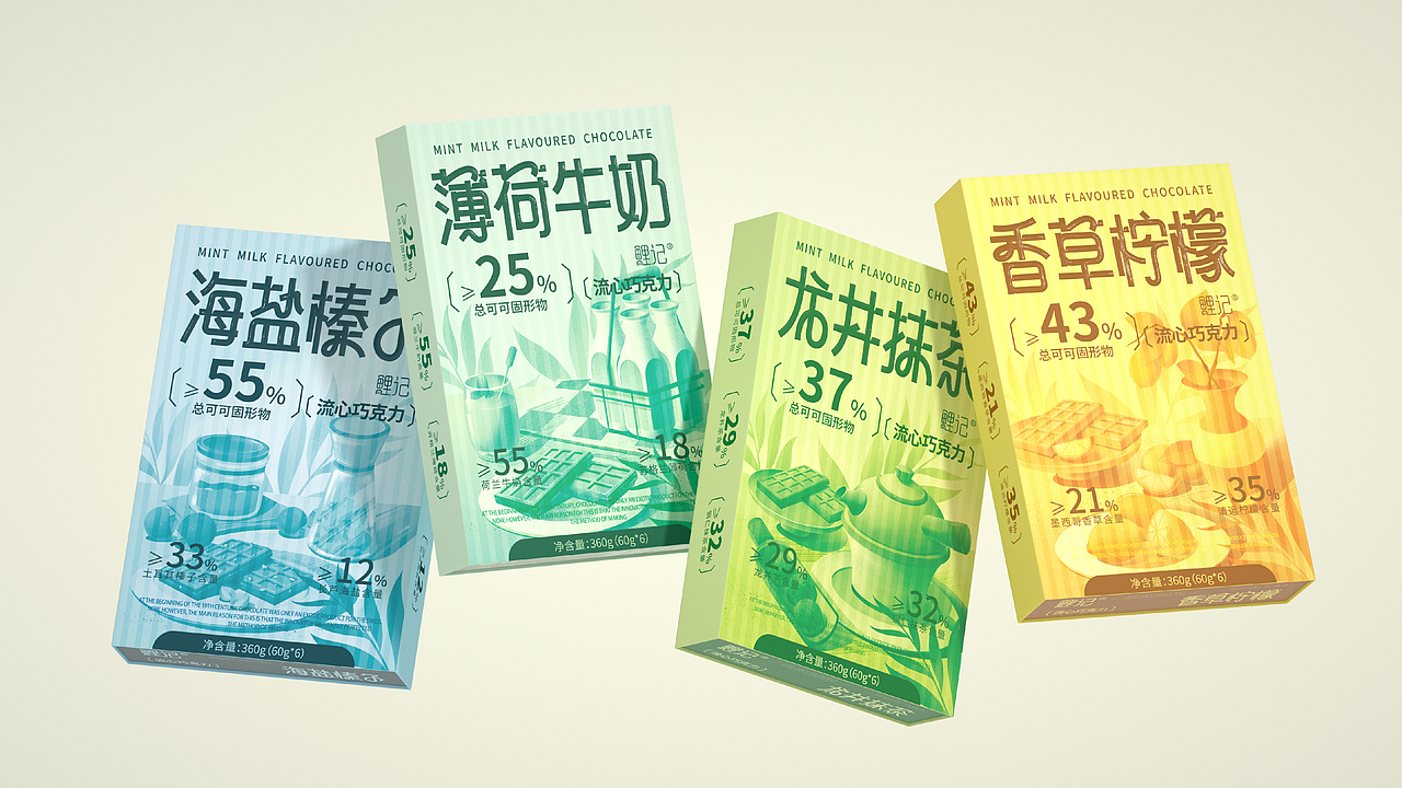 尚智×鲤记｜流心巧克力品牌包装全案｜食品包装设计（图ZNDA0NTMwMjU2） - 包装 - 站酷设计师尚智食品包装设计原创素材 - 站酷ZCOOL