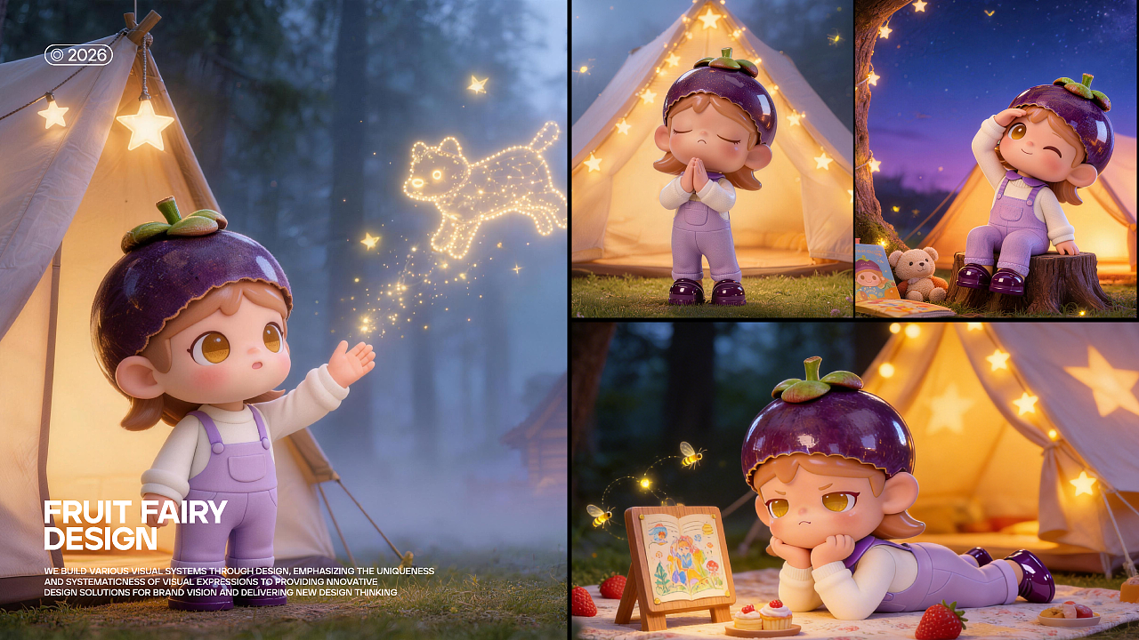 果灵初绽・丙午新序 | 我的第二套水果精灵 IP 提案（图ZNDA0NTMzOTM2） - IP形象 - 站酷设计师崔轩轩原创素材 - 站酷ZCOOL