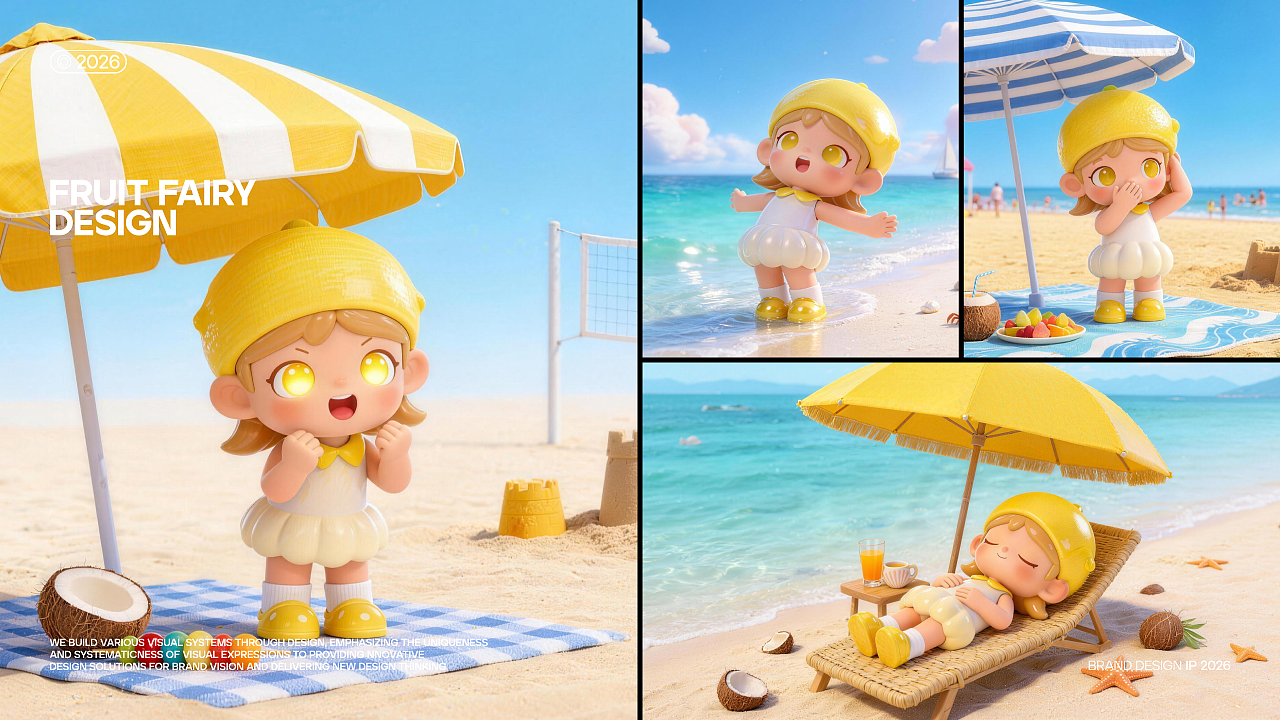 果灵初绽・丙午新序 | 我的第二套水果精灵 IP 提案（图ZNDA0NTMzOTY0） - IP形象 - 站酷设计师崔轩轩原创素材 - 站酷ZCOOL
