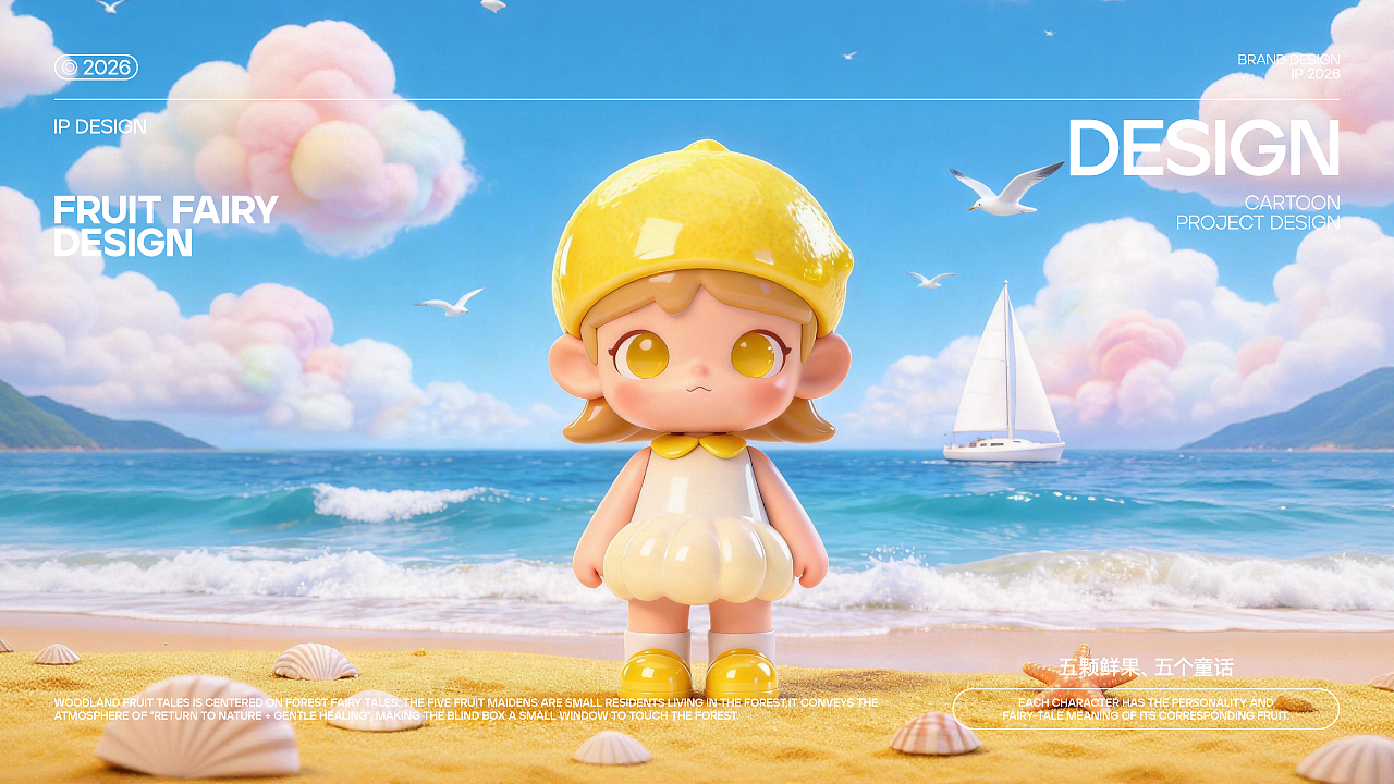果灵初绽・丙午新序 | 我的第二套水果精灵 IP 提案（图ZNDA0NTMzOTU2） - IP形象 - 站酷设计师崔轩轩原创素材 - 站酷ZCOOL