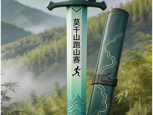 莫干山跑山赛宝剑设计