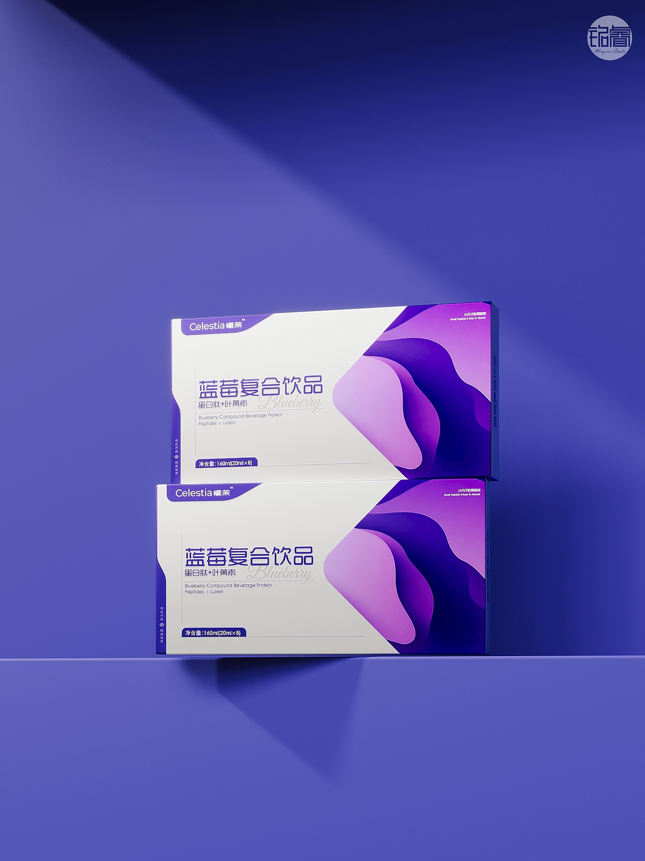 蓝润养眼 · 双重呵护—蓝莓复合饮口服液 | 铭睿益创（图ZNDA0NTQ0MDA4） - 包装 - 站酷设计师刘益铭原创素材 - 站酷ZCOOL