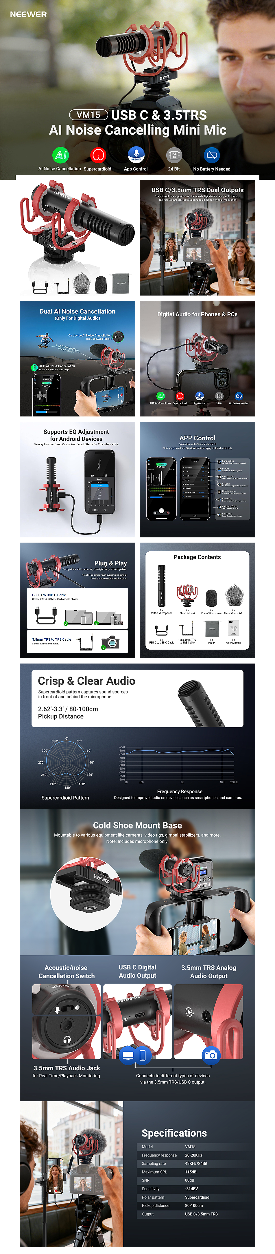 麦克风及配件 | 亚马逊页面A+（图ZNDA0NTQ2MTEy） - 电商 - 站酷设计师veralawlaw原创素材 - 站酷ZCOOL