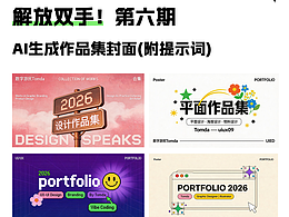 第六期！AI 生成作品集封面-附提示词