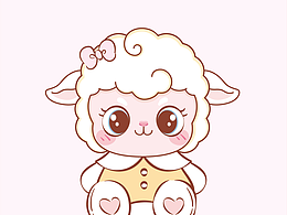 萌萌羊 羊年专属吉祥物IP 卡通形象插画