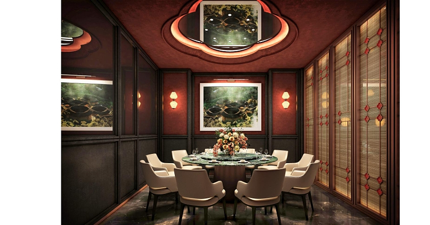 客满楼-广府茶点 客家名菜餐饮空间设计（图ZNDA0NTU1ODky） - 酒店餐饮设计 - 站酷设计师盛禾餐饮设计原创素材 - 站酷ZCOOL