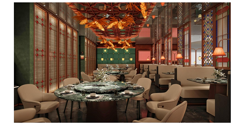 客满楼-广府茶点 客家名菜餐饮空间设计（图ZNDA0NTU1ODg4） - 酒店餐饮设计 - 站酷设计师盛禾餐饮设计原创素材 - 站酷ZCOOL