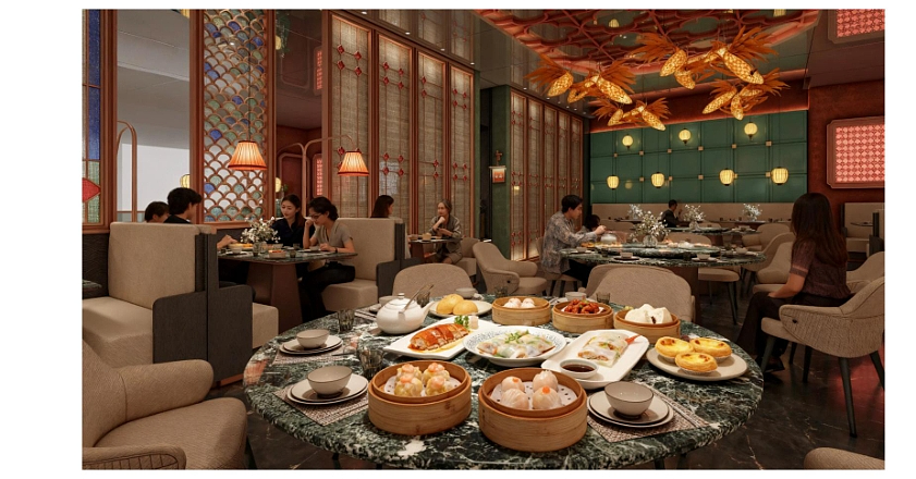 客满楼-广府茶点 客家名菜餐饮空间设计（图ZNDA0NTU1OTA4） - 酒店餐饮设计 - 站酷设计师盛禾餐饮设计原创素材 - 站酷ZCOOL