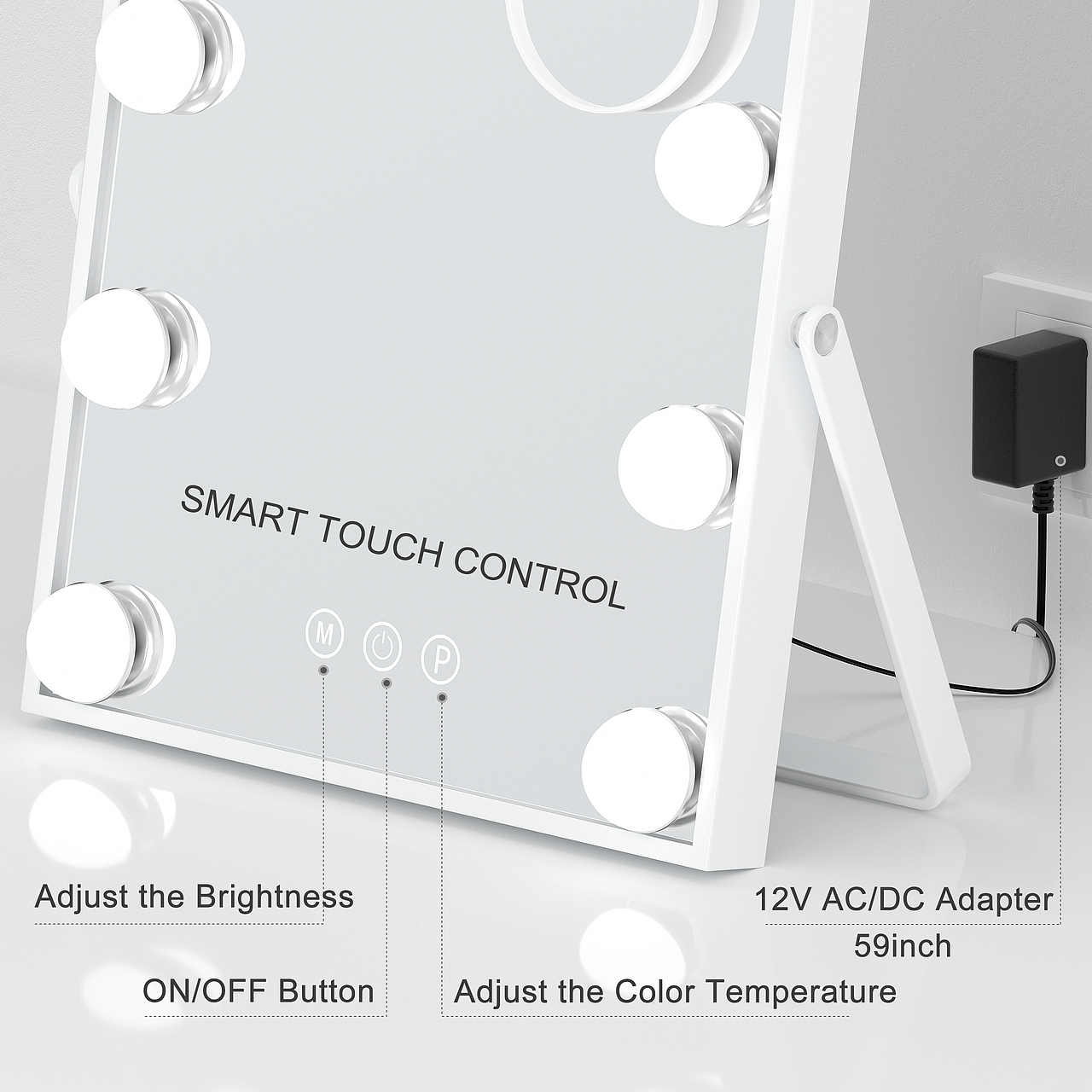 亚马逊产品主图A+——化妆镜/镜前灯（图ZNDA0NTU5NTEy） - 电商 - 站酷设计师JiminJi原创素材 - 站酷ZCOOL