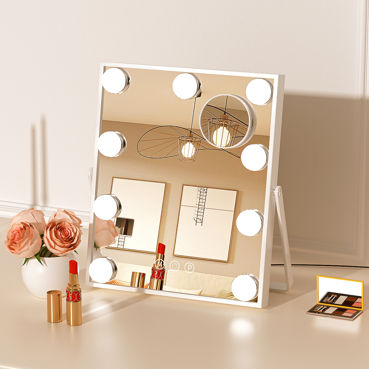 亚马逊产品主图A+——化妆镜/镜前灯（图ZNDA0NTU5NTM2） - 电商 - 站酷设计师JiminJi原创素材 - 站酷ZCOOL