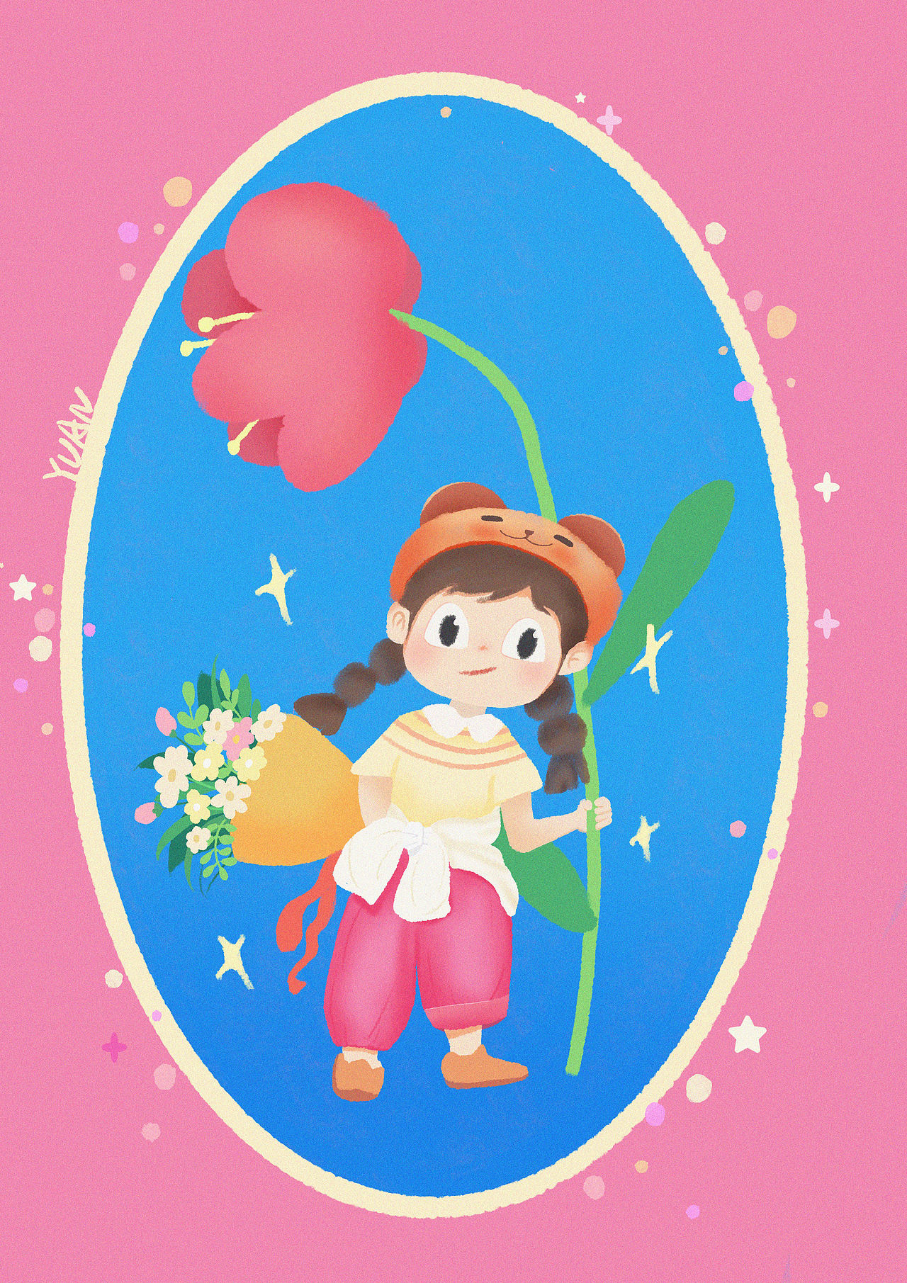 我有fa fa 哦，你呐？（图ZNDA0NTYwNzI4） - 儿童插画 - 站酷设计师wendy赖筱喃原创素材 - 站酷ZCOOL