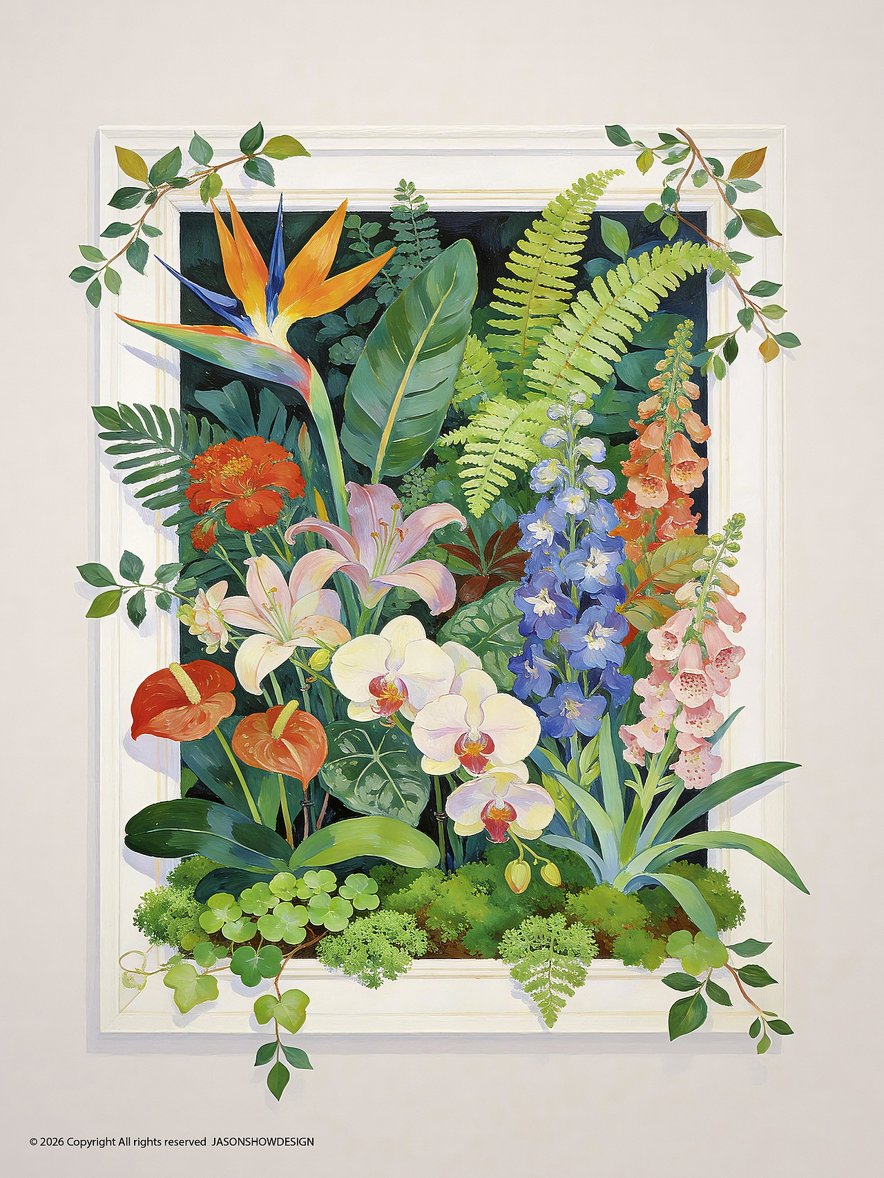 复刻中古世纪的浪漫，锁进一个画框里（图ZNDA0NTY0OTAw） - 海报 - 站酷设计师jasonshow原创素材 - 站酷ZCOOL