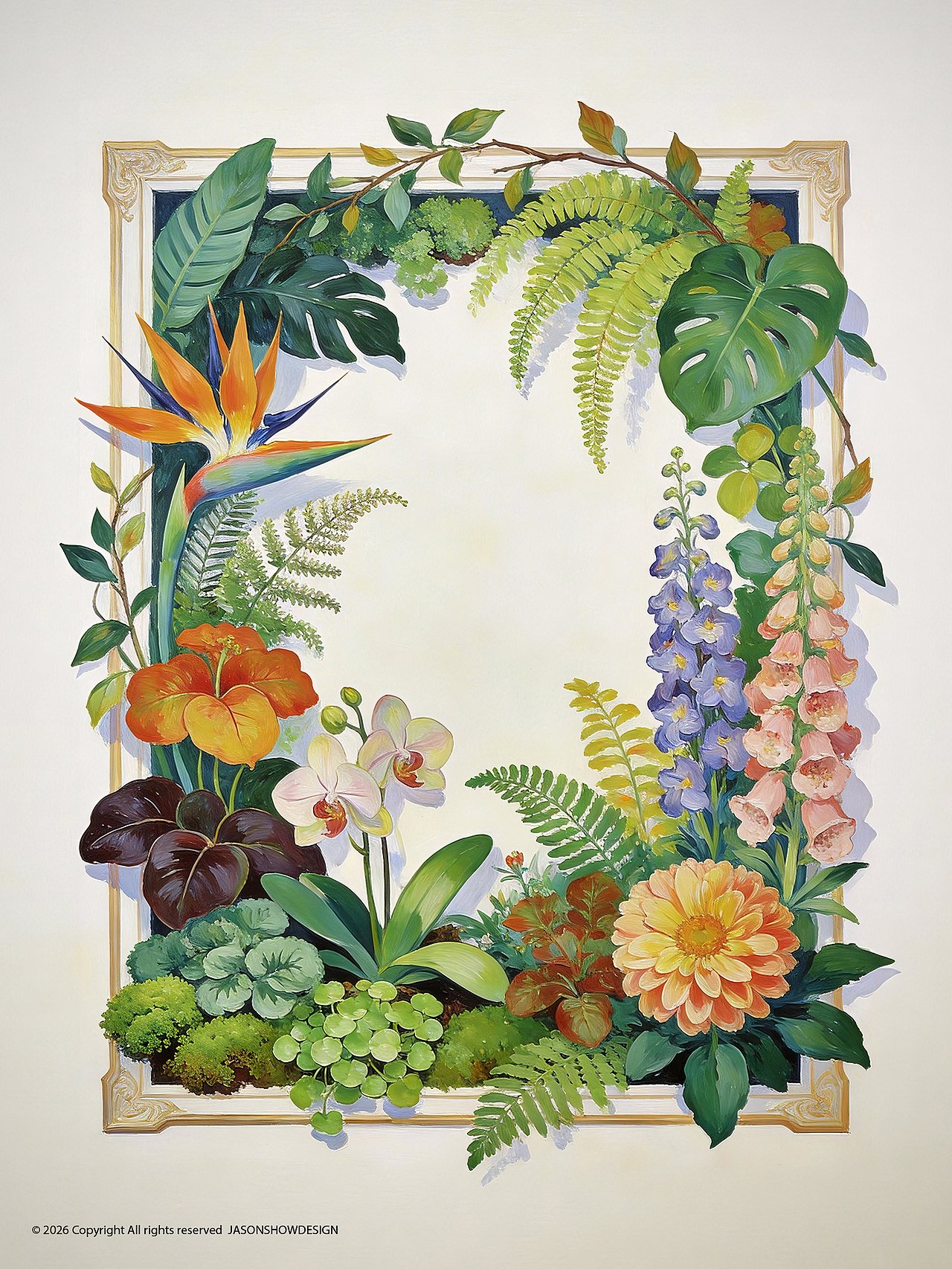 复刻中古世纪的浪漫，锁进一个画框里（图ZNDA0NTY0OTA0） - 海报 - 站酷设计师jasonshow原创素材 - 站酷ZCOOL