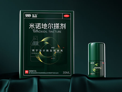 三九旭发丨米诺地尔搽剂医药保健品包装设计