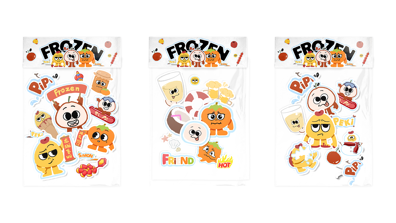 “Frozen”小伙伴们（图ZNDA0NTY5Mzg4） - IP形象 - 站酷设计师Kay凯1原创素材 - 站酷ZCOOL