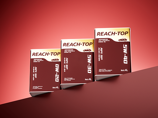 包装 | REACH-TOP经典系列发动机油（外贸版）包装设计