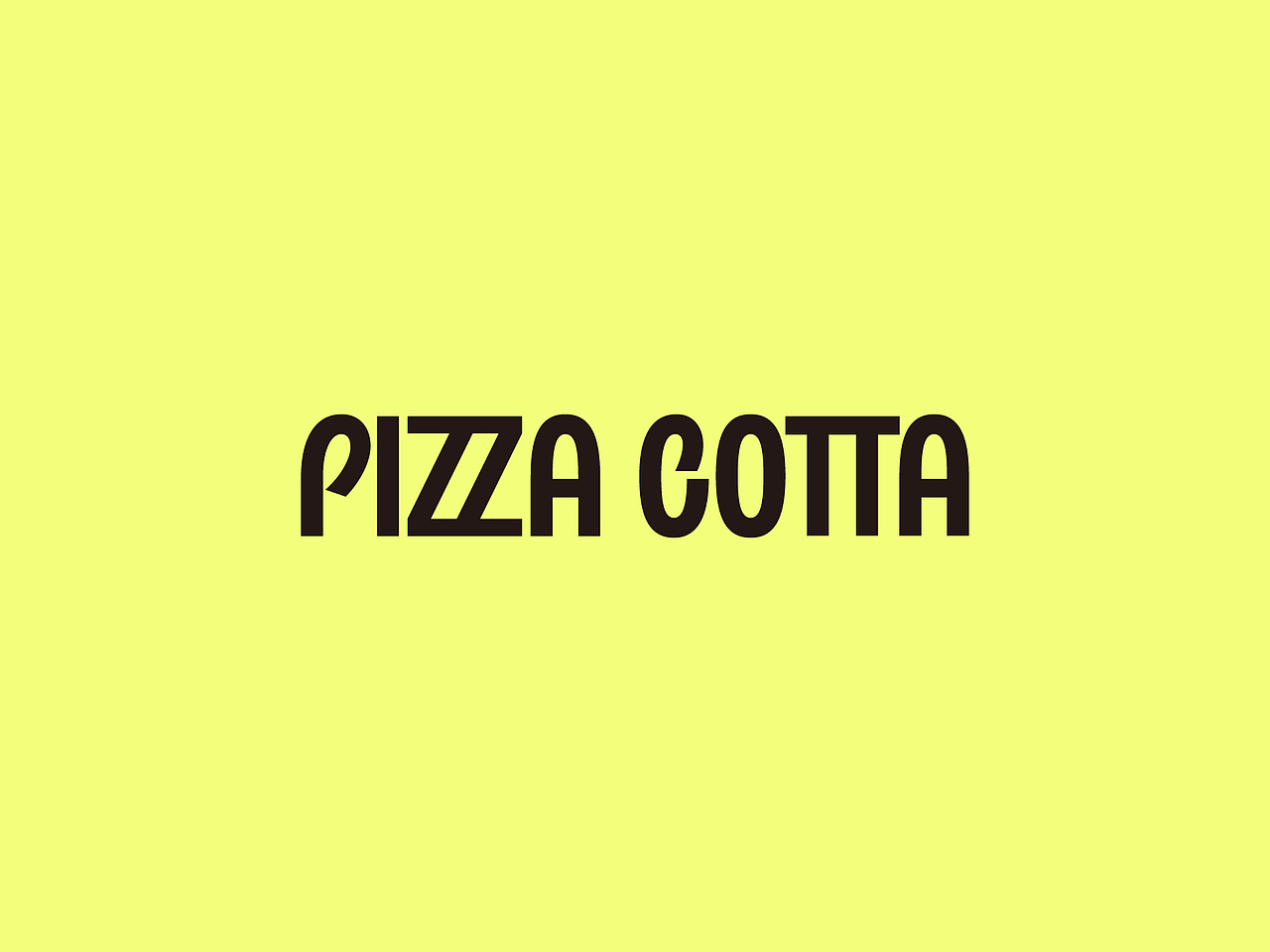PIZZA COTTA 披萨品牌视觉设计(图ZNDA0NTcxODI0) - 品牌 - 站酷设计师pigeonstudio原创素材 - 站酷ZCOOL