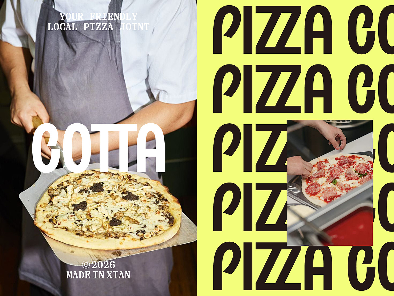 PIZZA COTTA 披萨品牌视觉设计(图ZNDA0NTcxODMy) - 品牌 - 站酷设计师pigeonstudio原创素材 - 站酷ZCOOL