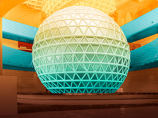 河南省新建的科技馆----建筑与艺术的融合