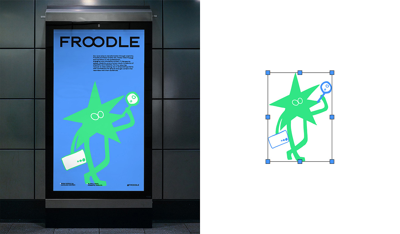 FROODLE 视频剪辑品牌设计（图ZNDA0NTc1NzA4） - 品牌 - 站酷设计师不知名商店原创素材 - 站酷ZCOOL