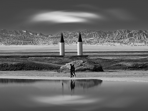 青海省翡翠湖景观之四