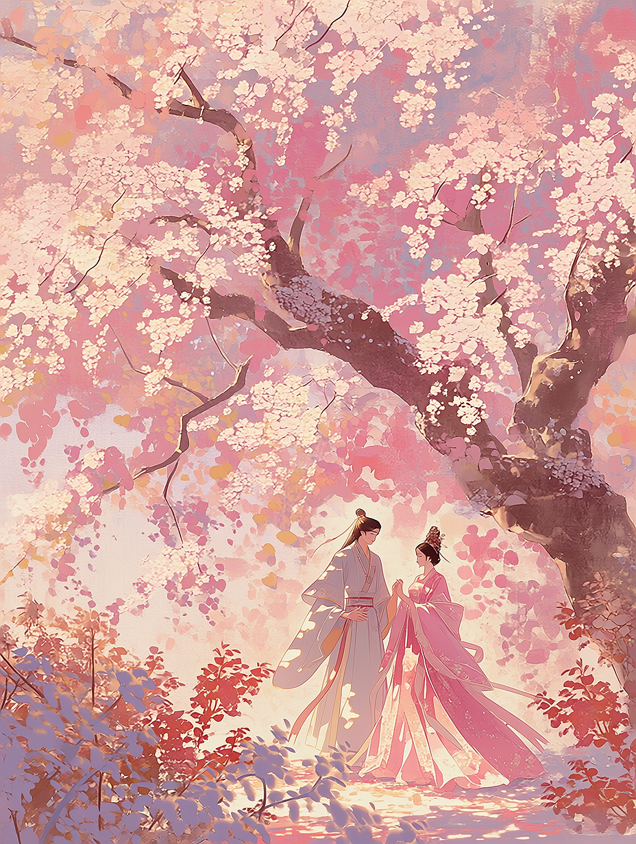 桃花没人（图ZNDA0NTgwNDIw） - AI作品 - 站酷设计师Z606778661原创素材 - 站酷ZCOOL