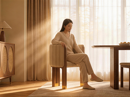 🎨【AI分镜 · 餐边椅产品故事】