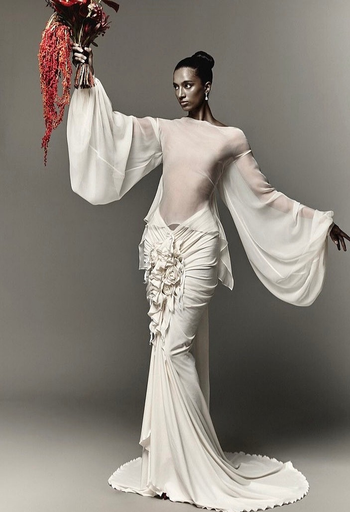 外籍女模特丨礼服婚纱丨女模约拍（图ZNDA0NTg3ODYw） - 时尚/艺术摄影 - 站酷设计师优思模特主理Zoey原创素材 - 站酷ZCOOL