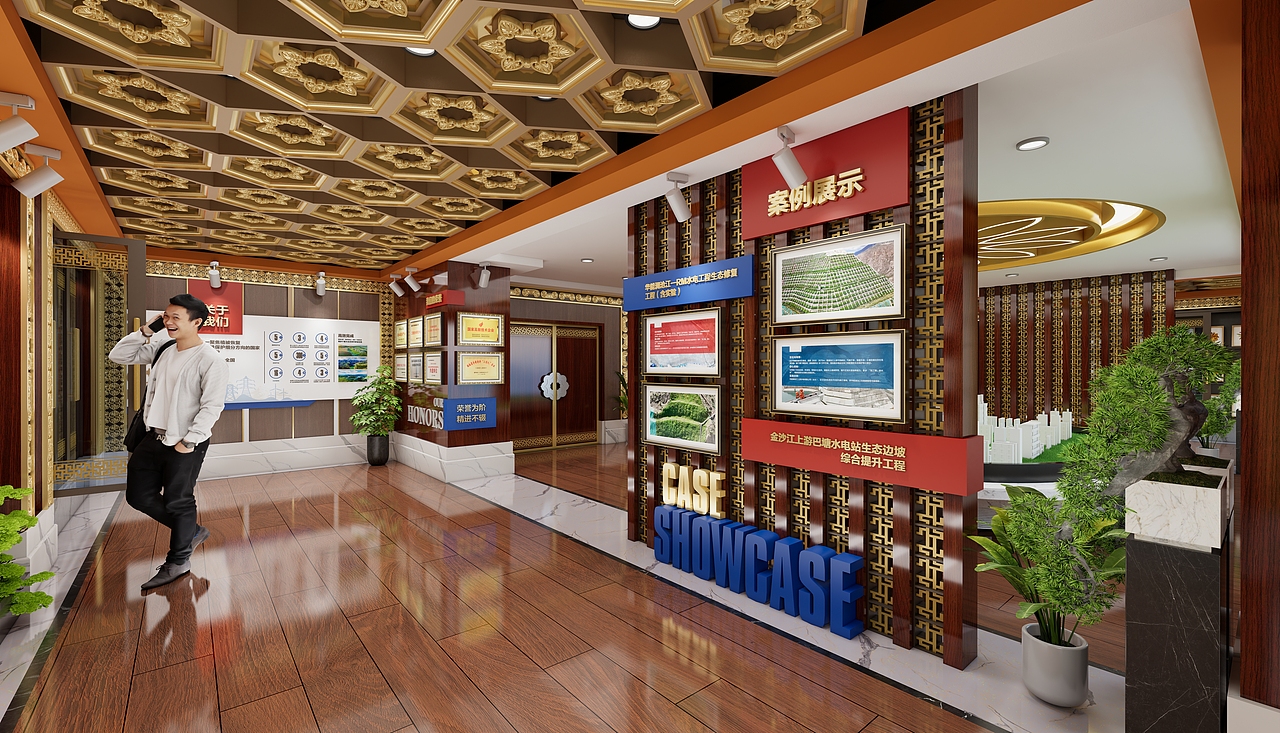 藏式空间文化墙设计（图ZNDA0NTkwODU2） - 展陈设计 - 站酷设计师我叫设计狮原创素材 - 站酷ZCOOL