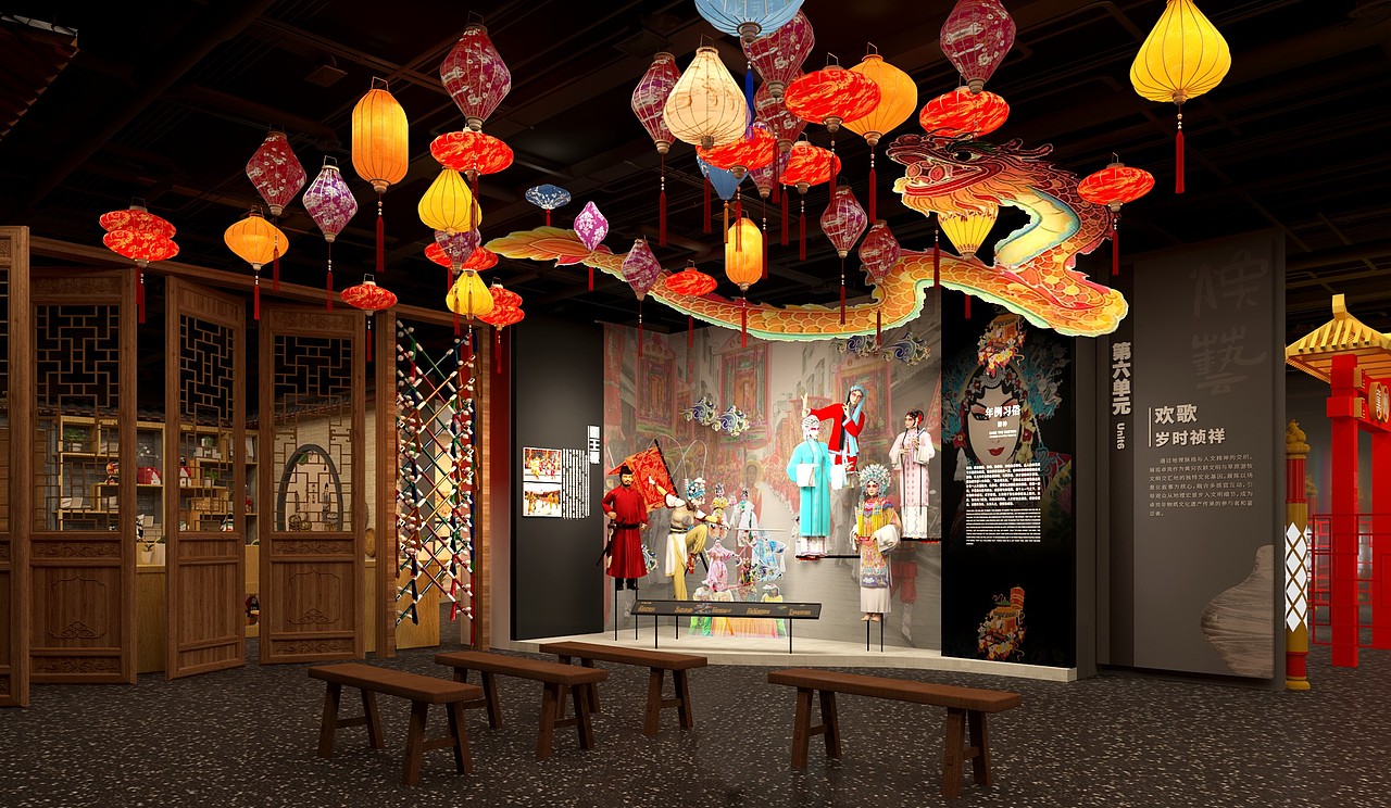 内蒙古卓资县非物质文化遗产服务中心（图ZNDA0NTkyODQ4） - 展陈设计 - 站酷设计师内蒙古众睦展览原创素材 - 站酷ZCOOL