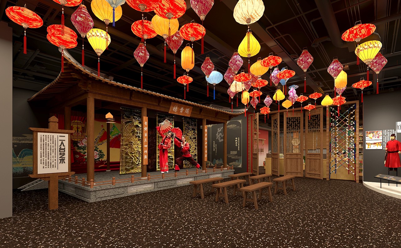 内蒙古卓资县非物质文化遗产服务中心（图ZNDA0NTkyODc2） - 展陈设计 - 站酷设计师内蒙古众睦展览原创素材 - 站酷ZCOOL