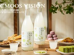 茉莉雪芽米酒拍摄