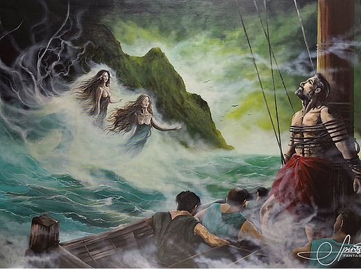 神话的视觉重构：Spiros Gelekas艺术中的现代心理景观