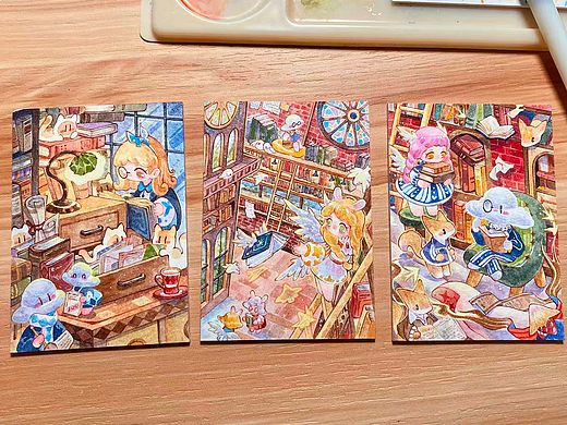 童话系列-手绘水彩