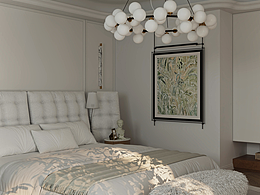 法式奶油風(fēng) + 現(xiàn)代簡約的臥室