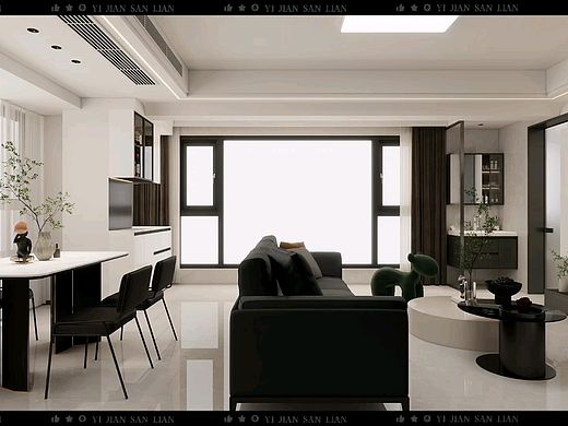 芜湖市繁昌区桃园翡翠天境现代黑白灰！