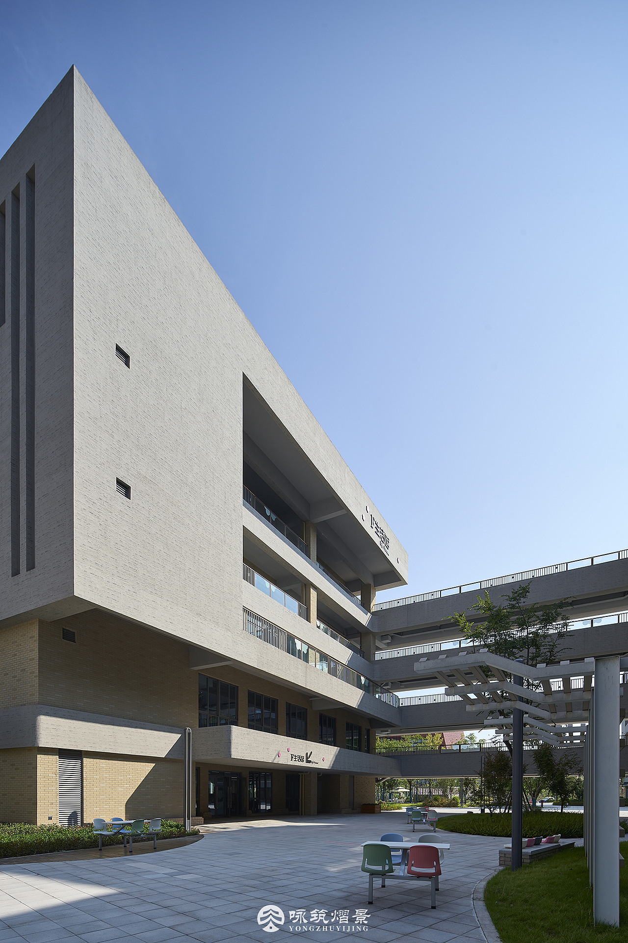 建筑摄影丨重庆·九龙新城（科学城）谢家湾学校（图ZNDA0NjA5NTcy） - 环境/建筑摄影 - 站酷设计师咏筑熠景建筑摄影原创素材 - 站酷ZCOOL