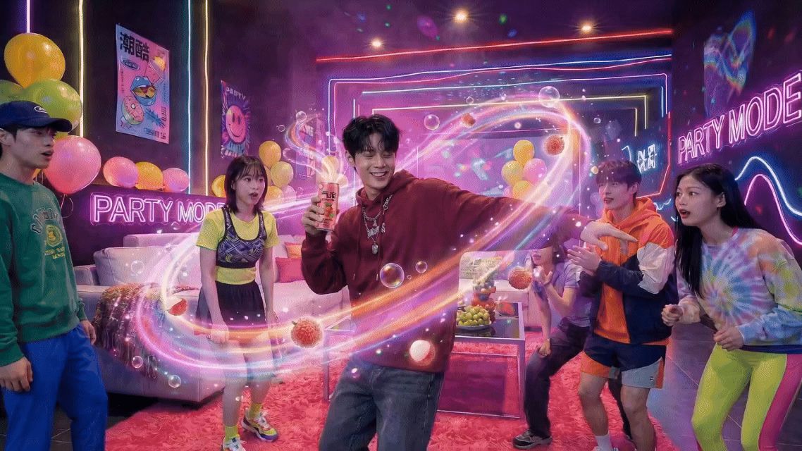 AIGC气浪无糖汽水饮料TVC广告片（图ZNDA0NjEwODQ4） - AI作品 - 站酷设计师小飞鱼素原创素材 - 站酷ZCOOL