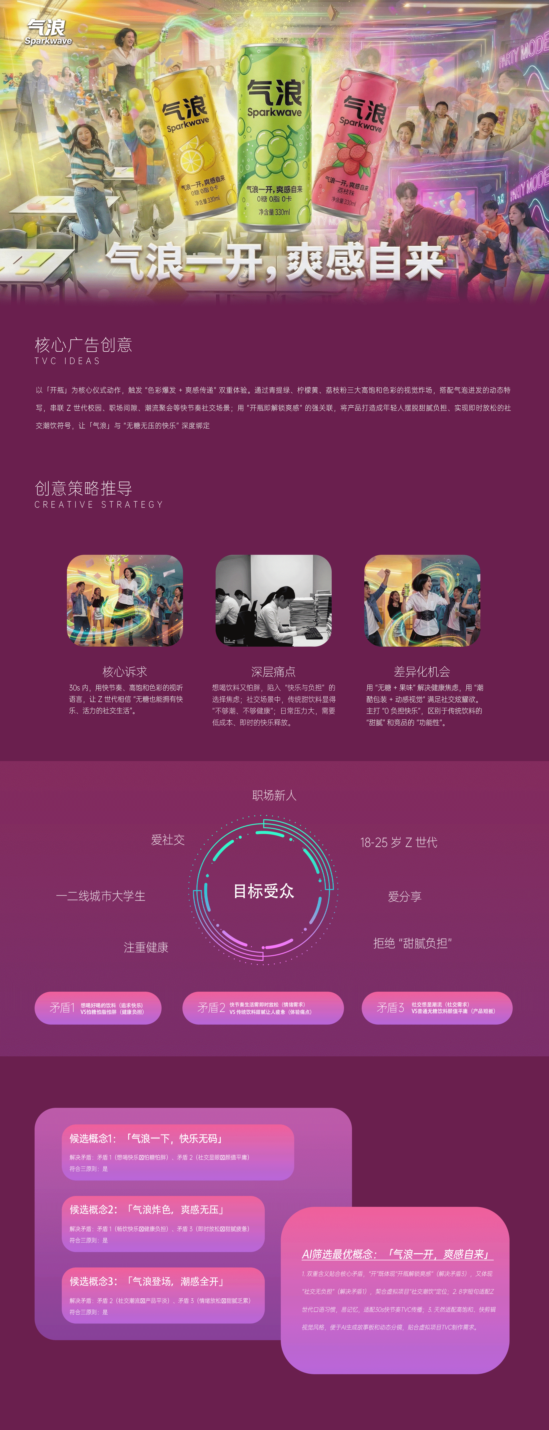 AIGC气浪无糖汽水饮料TVC广告片（图ZNDA0NjExMTI4） - AI作品 - 站酷设计师小飞鱼素原创素材 - 站酷ZCOOL