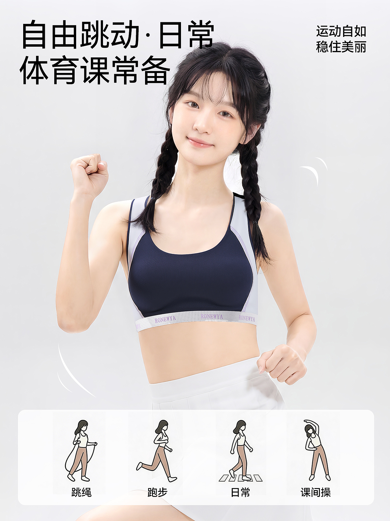 品牌少女学生发育期工字背透气夏季文胸内衣主图排版（图ZNDA0NjE0NzQ0） - 其他平面 - 站酷设计师特务L原创素材 - 站酷ZCOOL