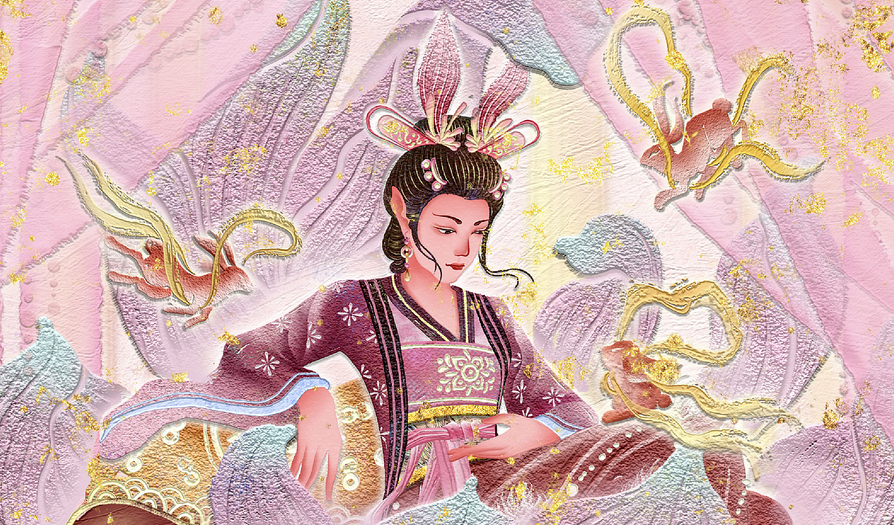 二十八星宿·四日星君（图ZNDA0NjE3MDU2） - 艺术插画 - 站酷设计师插画师奇点原创素材 - 站酷ZCOOL