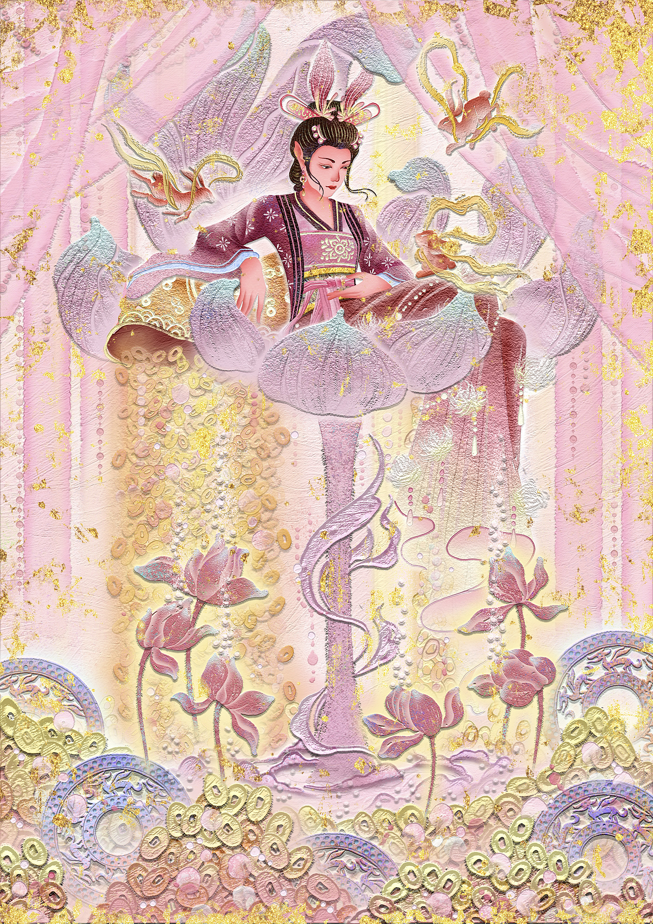 二十八星宿·四日星君（图ZNDA0NjE3MTUy） - 艺术插画 - 站酷设计师插画师奇点原创素材 - 站酷ZCOOL