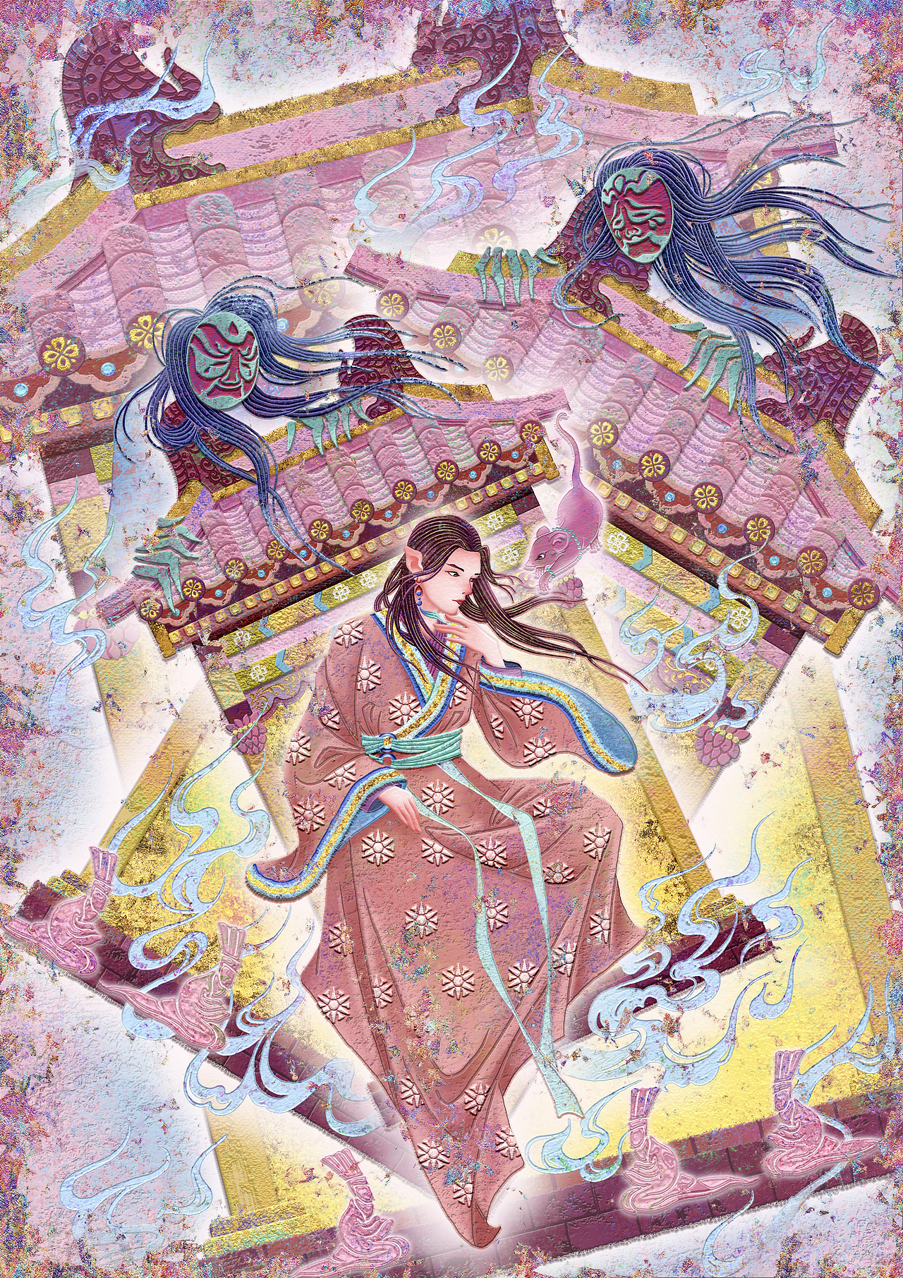 二十八星宿·四日星君（图ZNDA0NjE3MTgw） - 艺术插画 - 站酷设计师插画师奇点原创素材 - 站酷ZCOOL