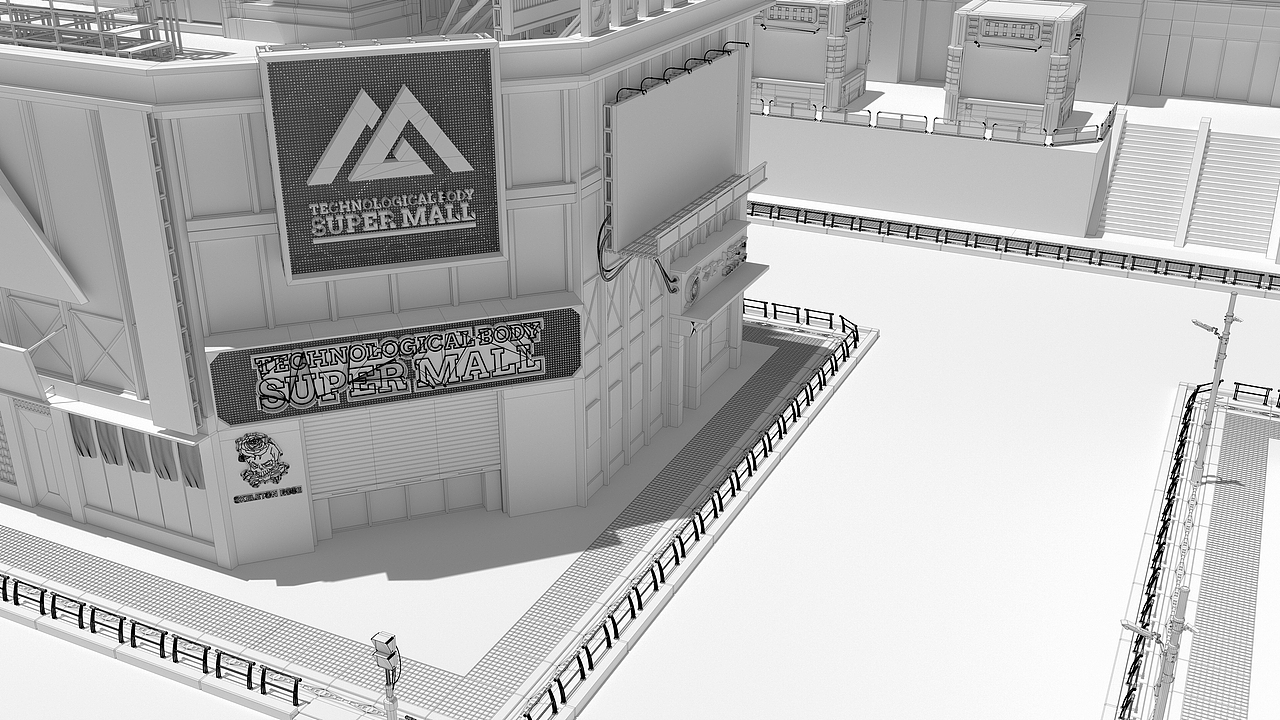 赛博朋克——梦幻城市（图ZNDA0NjIxODc2） - 场景 - 站酷设计师Ss丶殇叔原创素材 - 站酷ZCOOL